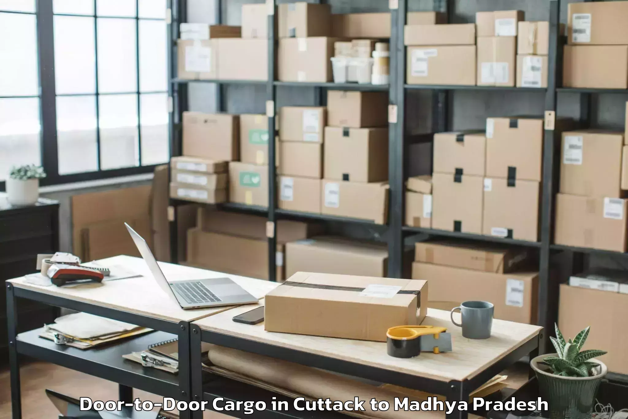 Affordable Cuttack to Bijawar Door To Door Cargo